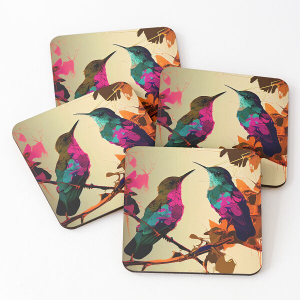 Item preview, Hummingbirds in Pop Art Paradise designed and sold by Colourpixels.