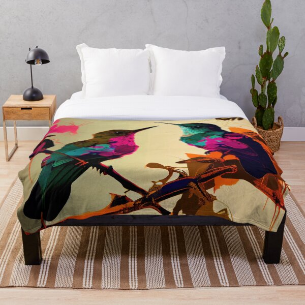 Item preview, Colibríes en el paraíso del arte pop designed and sold by Colourpixels.
