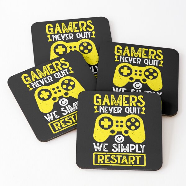 Item preview, Gamers Never Quit We Simply Restart designed and sold by SamuraiGaming.
