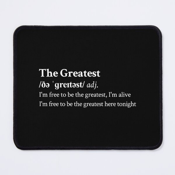 Item preview, The Greatest by Sia designed and sold by StickTheSong.