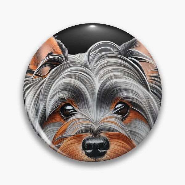 Item preview, Yorkshire Terrier, charcoal drawing 2, Ai Generated Art  designed and sold by ACC .
