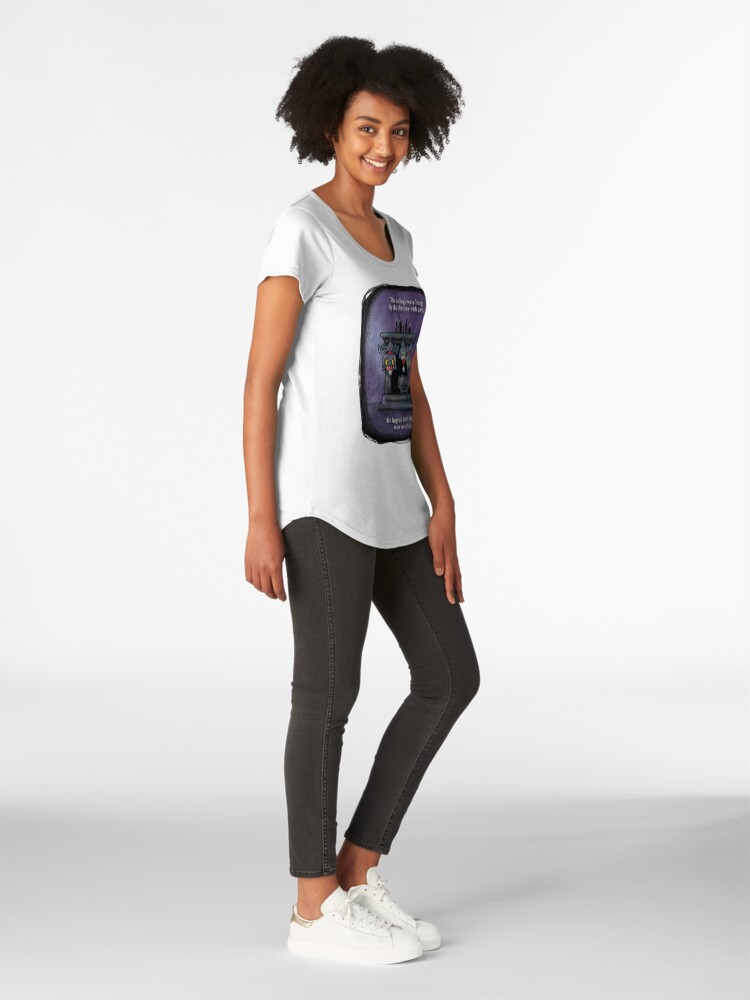 Alternate view of Holiday Batlings Premium Scoop T-Shirt