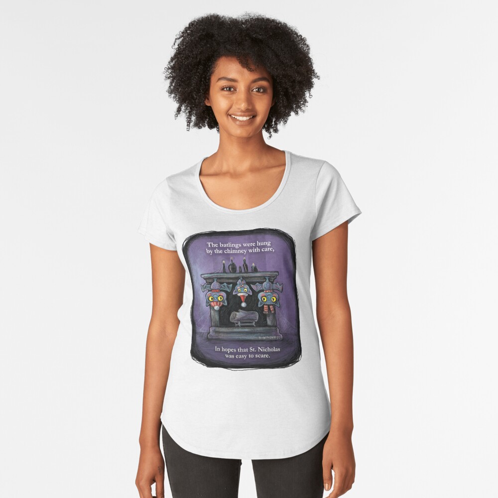 Holiday Batlings Premium Scoop T-Shirt