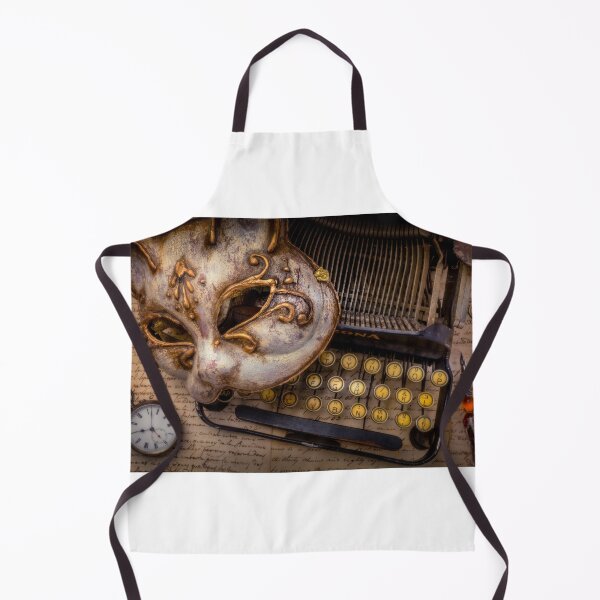 Item preview, Cat Mask On Old Typewriter designed and sold by Garry Gay.