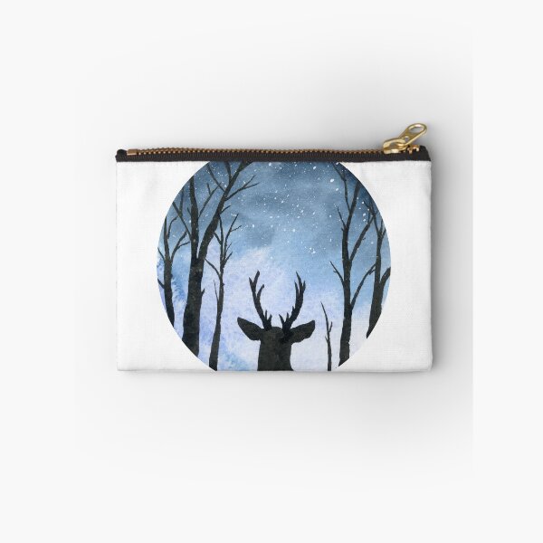 Item preview, The Stag on a Winter Night designed and sold by Justine Lombardi.