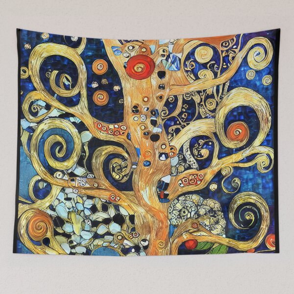Item preview, Fur Klimt Tree designed and sold by Alma Lee.