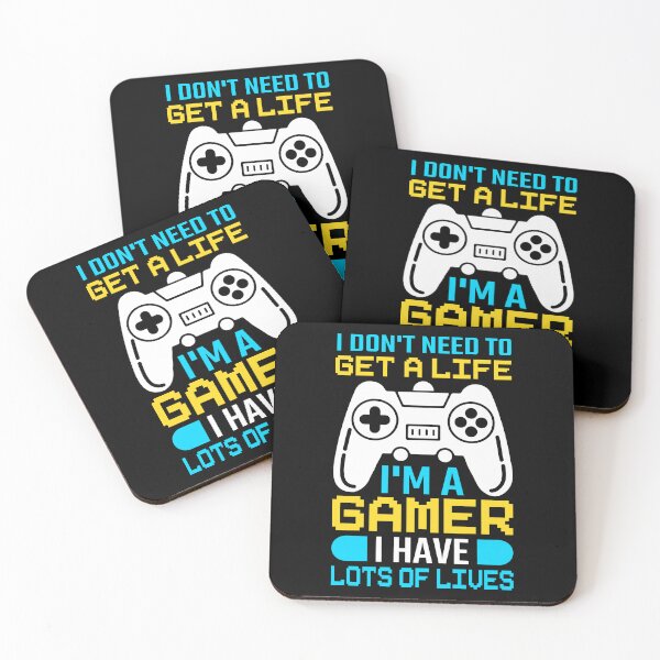 Item preview, I Don't Need To Get A Life I'm A Gamer I Have Lots Of Lives designed and sold by SamuraiGaming.
