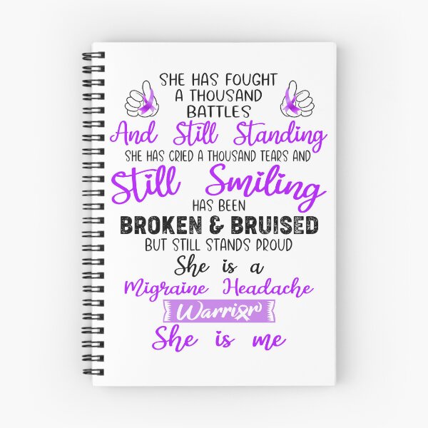 Item preview, Migraine Headache Warrior SHE IS ME - Support Migraine Headache Fighter Gifts designed and sold by Berriosly.