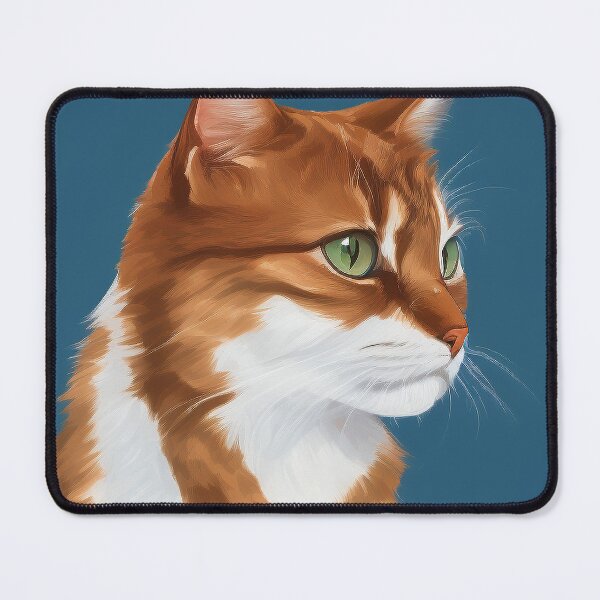 Item preview, 60s Style Portrait of an Orange Cat designed and sold by emmtayloor.