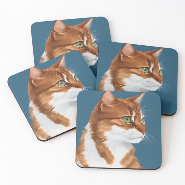Item preview, 60s Style Portrait of an Orange Cat designed and sold by emmtayloor.
