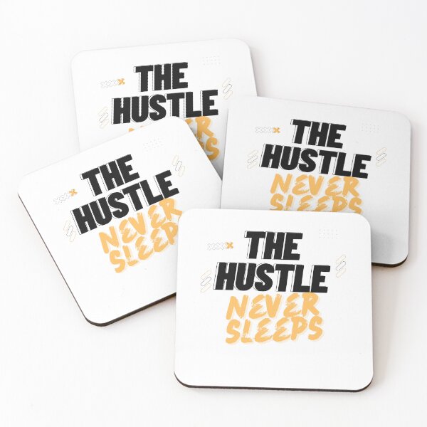 Item preview, The Hustle Never Sleeps designed and sold by newhuman.