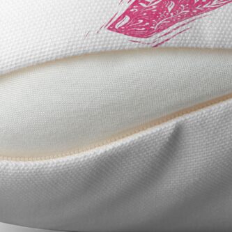 Alternate view of Decorative pink hand Throw Pillow