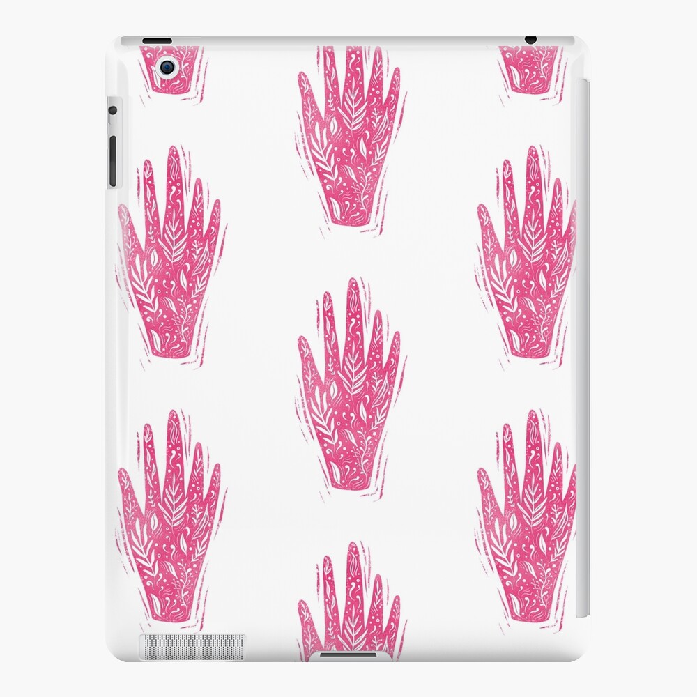 Decorative pink hand iPad Case & Skin