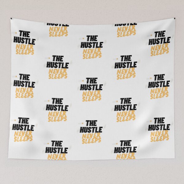 Item preview, The Hustle Never Sleeps designed and sold by newhuman.