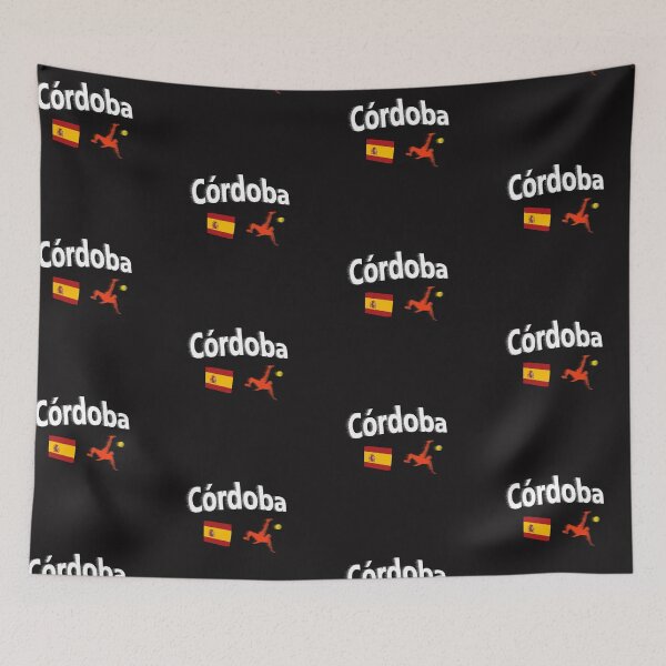 Item preview, Córdoba, Spain Soccer abstract design  designed and sold by lobodelnoir.