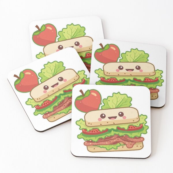 Item preview, Cute BLT Sandwich Clipart (bacon, lechuga, tomate) designed and sold by Egoism.