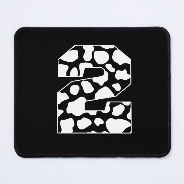Item preview, Number 2 Black and white cow pattern Cow spots designed and sold by FarmsteadAcers.