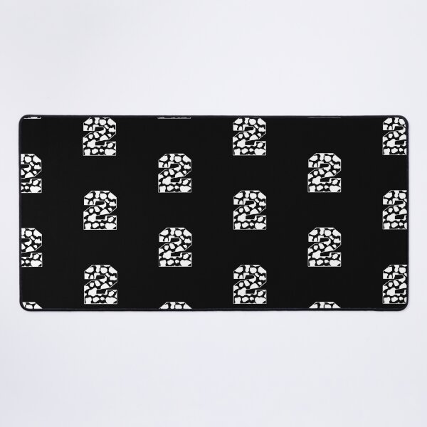 Item preview, Number 2 Black and white cow pattern Cow spots designed and sold by FarmsteadAcers.