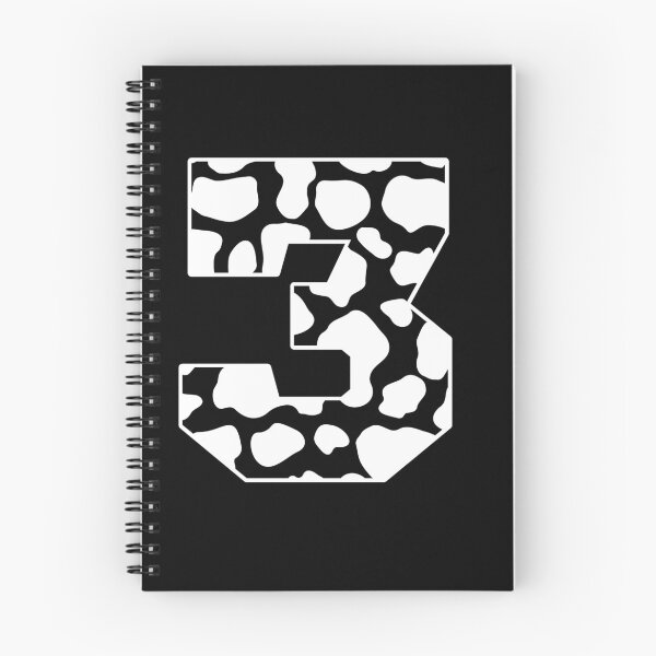 Item preview, Number 3 Black and white cow pattern Cow spots designed and sold by FarmsteadAcers.