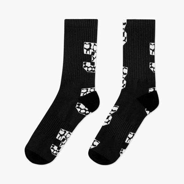 Item preview, Number 3 Black and white cow pattern Cow spots designed and sold by FarmsteadAcers.