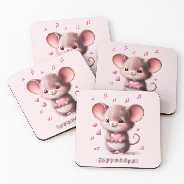 Item preview, Mouse and musical notes designed and sold by Artbellachi.
