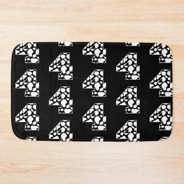 Item preview, Number 4 Black and white cow pattern Cow spots designed and sold by FarmsteadAcers.