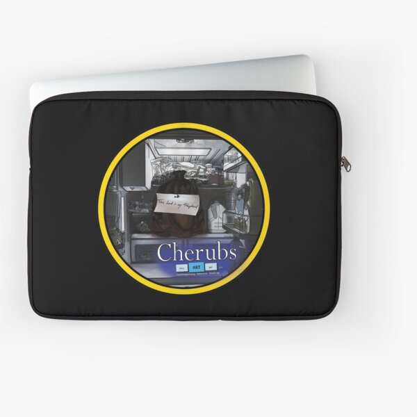 Cherubs Canadian Premiere Fridge Art Laptop Sleeve