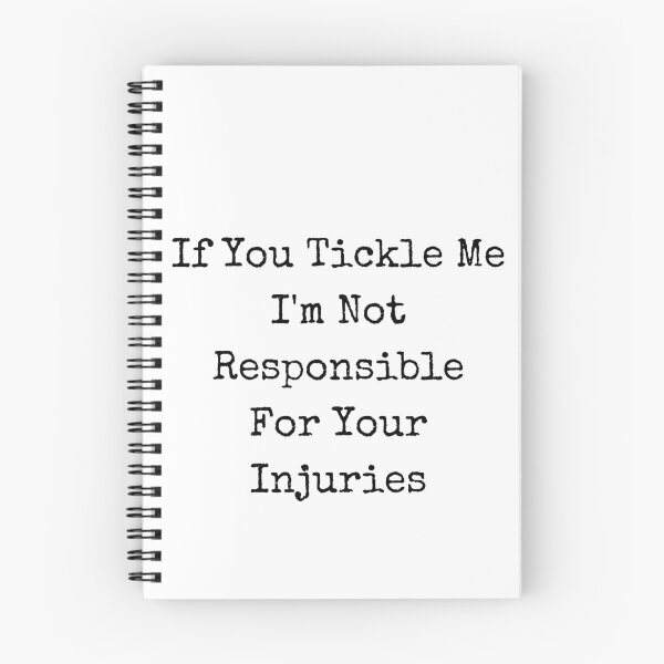 Item preview, Funny Ticklish If You Tickle Me I'm Not Responsible  designed and sold by MagicSD Designs.