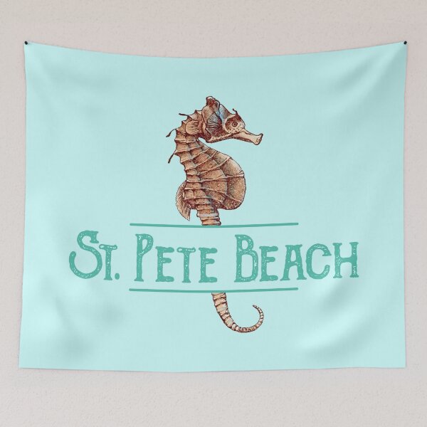 Item preview, St. Pete Beach Florida Seahorse Design designed and sold by Futurebeachbum.