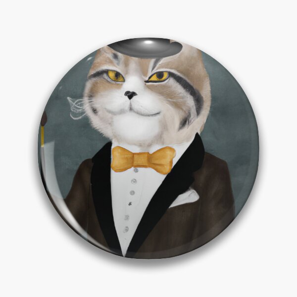 Item preview, Distinguished Gentle Cat designed and sold by JCatDesign.