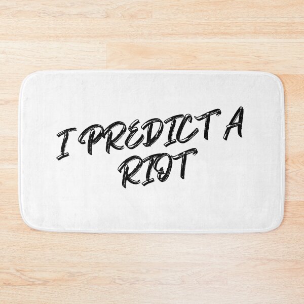 Item preview,  I Predict a Riot (Black) designed and sold by MemoriesLiveOn.
