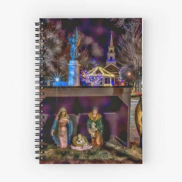 Item preview, Fitchburg MA Christmas scene designed and sold by Larry Richardson.