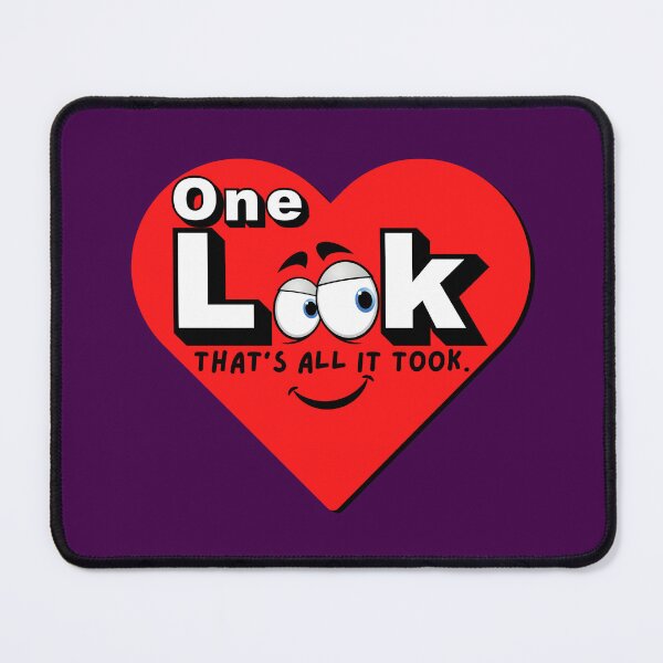 Item preview, One Look. That’s All It Took. Heart for lovers designed and sold by JockArts.