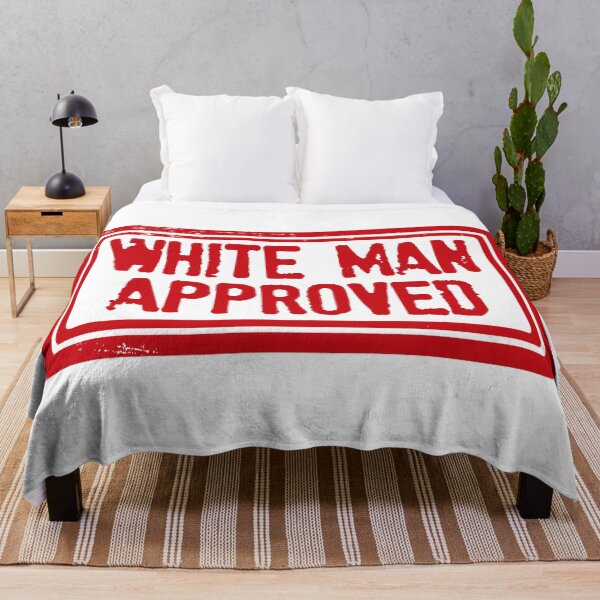 Item preview, White Man Approved Rubber Stamp designed and sold by Signs for Dark Times.