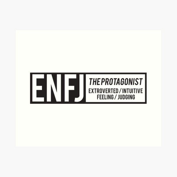 ENFJ - MBTI Protagonist Personality Art Board Print for Sale by BrainChaos