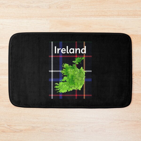Item preview, Ireland Map Checkered Pattern Background designed and sold by IrishPOD.