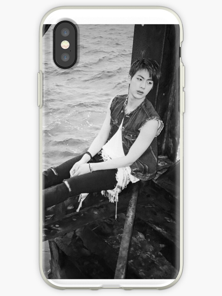Black White Jin Bts Iphone Case By Thisfire