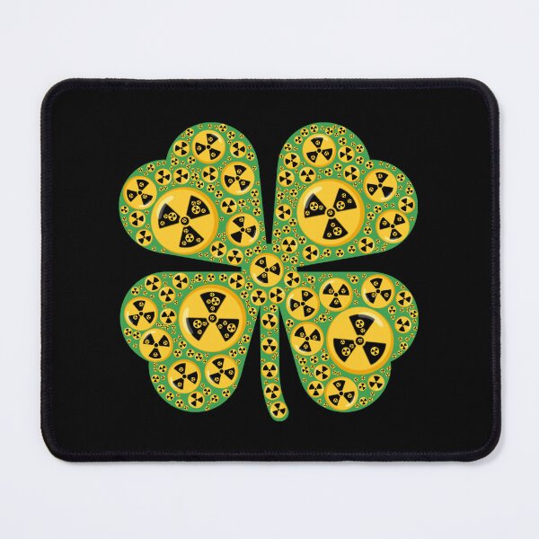 Item preview, Radiology radioactive st patricks day four leaf clover designed and sold by Designs24U.