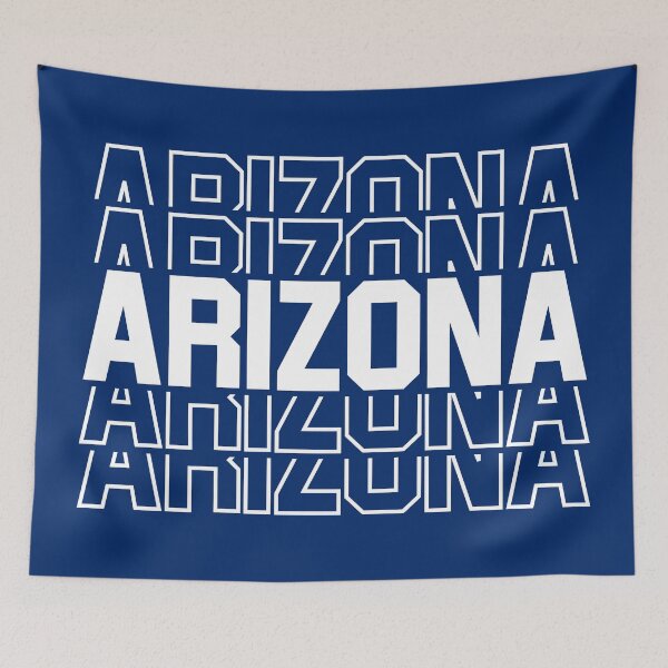 Item preview, Arizona State Repeated Text, Blue designed and sold by sweetbelle.