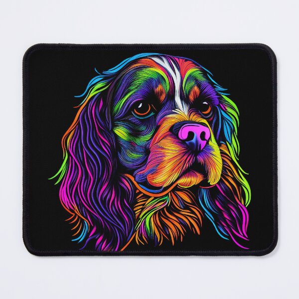 Item preview, Cavalier King Charles Spaniel Dog Colorful Paint Splash designed and sold by rafaeltto.