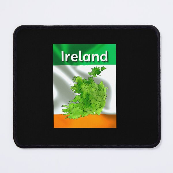 Item preview, Ireland Map Flag designed and sold by IrishPOD.