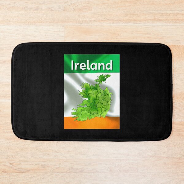 Item preview, Ireland Map Flag designed and sold by IrishPOD.