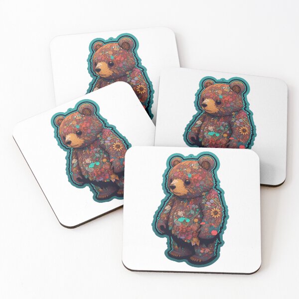 Artikelvorschau, Cute Flowery Teddy Bear entworfen und verkauft von newdreamsss.