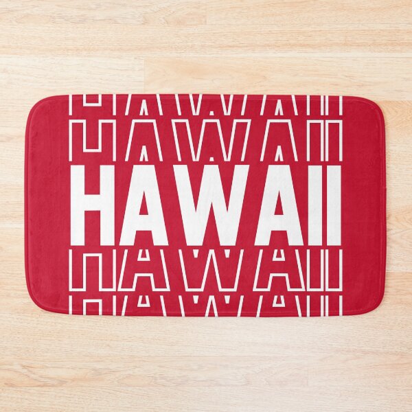 Item preview, Hawaii State Repeated Text, Red designed and sold by sweetbelle.