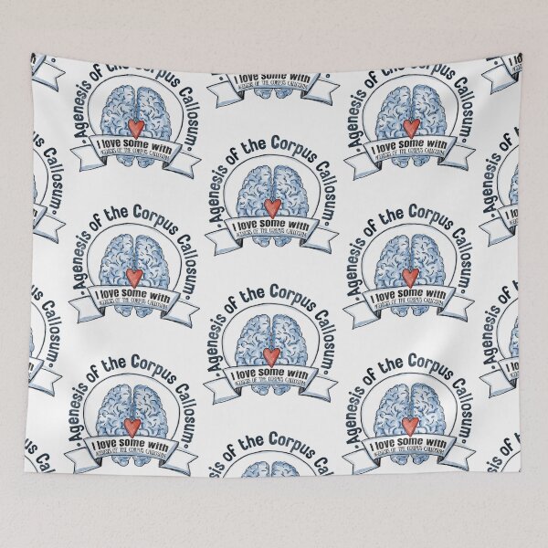 Item preview, I love someone with Agenisis of the corpus callosum  designed and sold by Lillieoandco.
