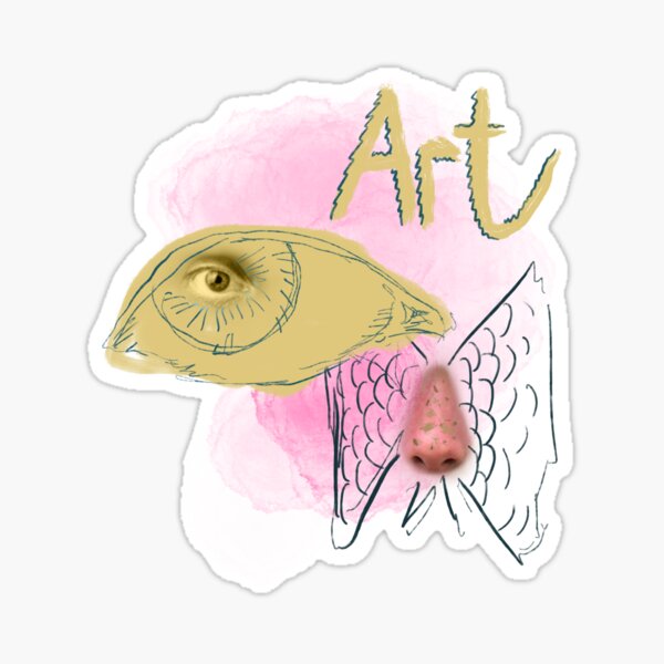 Abstract art Sticker