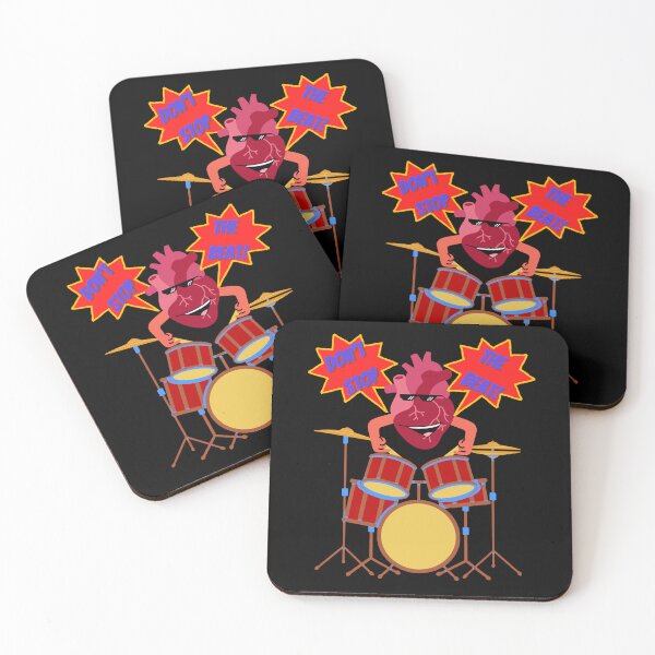 Item preview, Heart Disease Awareness Day Don't Stop the Beat Comic -Themed Design designed and sold by Rechtop.