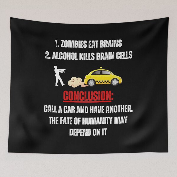Item preview, Alcohol: Zombie Kryptonite designed and sold by BadAttitudeTees.
