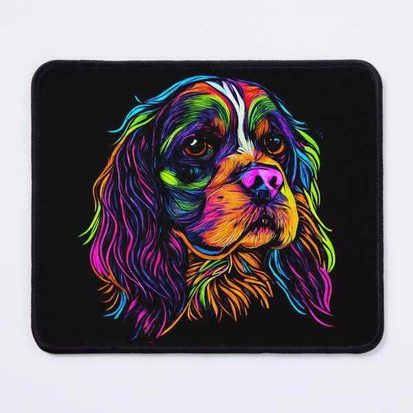Item preview, Cavalier King Charles Spaniel Dog Colorful Paint Splash designed and sold by rafaeltto.