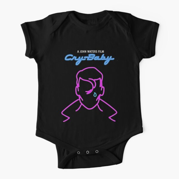 Cry Baby Johnny Deep Divine - John Waters Cult Bizarre Movie Pink Blue Short Sleeve Baby One-Piece